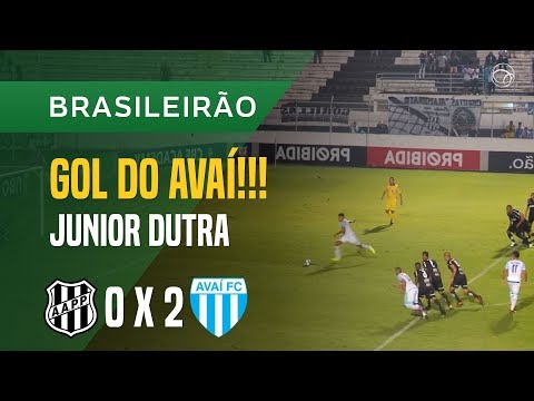 GOL (JUNIOR DUTRA) - PONTE PRETA X AVAÍ - 22/10 - BRASILEIRÃO 2017