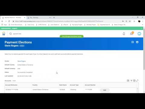 How to Set Up Direct Deposit in Workday