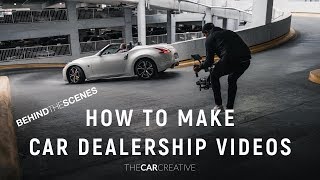 Creating content for car dealerships! Behind the scenes