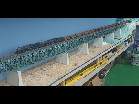HUGE HO SCALE BRIDGE INSTALLATION!