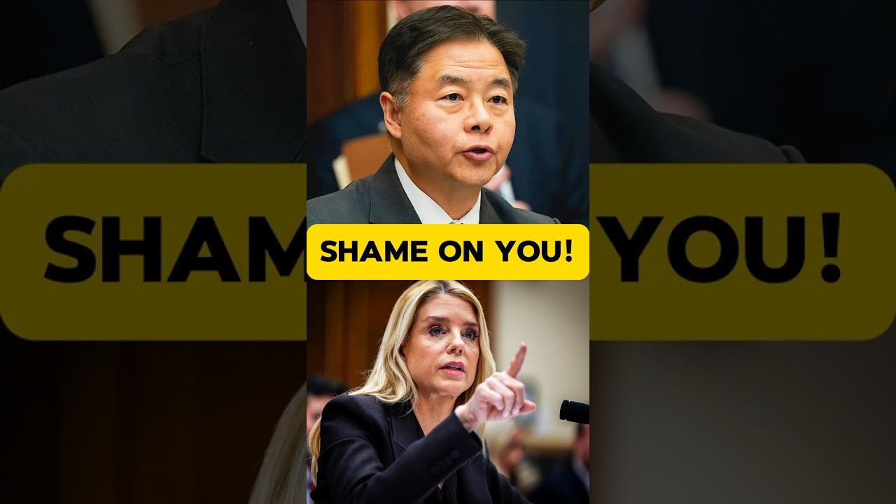 "Shame On You!" Ted Lieu Rips Into Pam Bondi Over Epstein Investigation