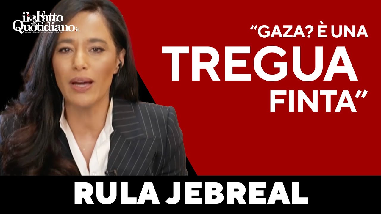 Rula Jebreal sul Nove: "Gaza? Tregua finta, il genocidio continua a bassa intensità"