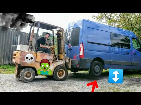 ARRANCARÁ FENWICK ZOMBIE PARADO HACE AÑOS? Old Fenwick Tractor Diesel Cold Start After Years