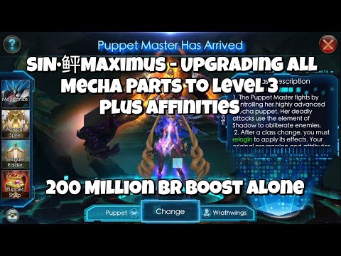 Legacy Of Discord - Upgrading All Mecha Parts to Level 3.