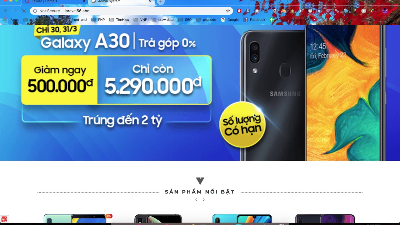 Bài 55.2 Hiển thị sản phẩm vừa xem trang chủ