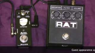 Video thumbnail for Mooer Black Secret Rat Clone Vs ProCo Rat Distortion Pedal Comparison by Simon Smith