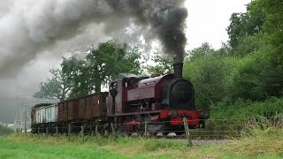 preview picture of video 'Foxfield Railway,Summer Steam Gala,2014'