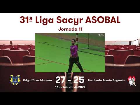 31ª Liga Sacyr ASOBAL J11: Frigoríficos Morrazo - Fertiberia Puerto Sagunto 27-25