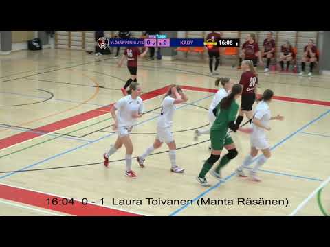 Naisten futsal-liiga 2020-2021 / Ylöjärven Ilves vs. KaDy maalikooste 20.2.2021