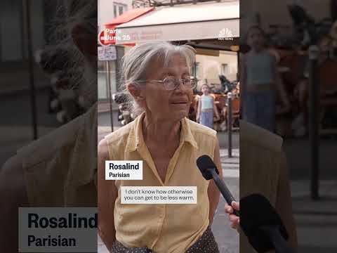 People in Paris remain divided over the issue of air conditioning