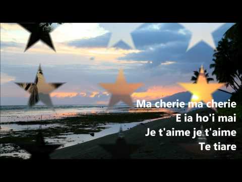 Taura no te taamu Ma chérie ma chérie Vaea déesse de mon coeur Royal Kikiriri   Lyrics