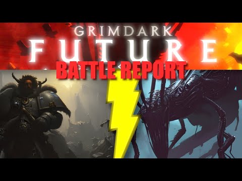 Grimdark Future Battle Report - Alien Hives vs Wolf Brothers