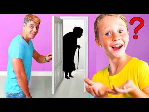 Настя и папа придумывают развлечения чтобы не скучать