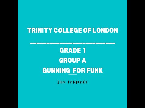 GUNNING FOR FUNK #TRINITYCOLLEGEOFLONDON#TRINITYCOLLEGEOFMUSIC #music #drums #drumgroove #hollywood