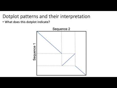MCB 182 Lecture 6.3 - Dotplots for sequence similarity visualization
