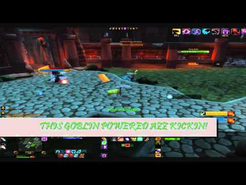 Goblin Pwrd Azzkickin vs rogue shaman in 2v2 Cataclysm WOW