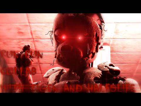 [FNAF SFM] Run Run Fnaf 3 Collab [RUS COVER]