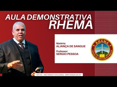 ALIANÇA DE SANGUE   -   Aula demonstrativa