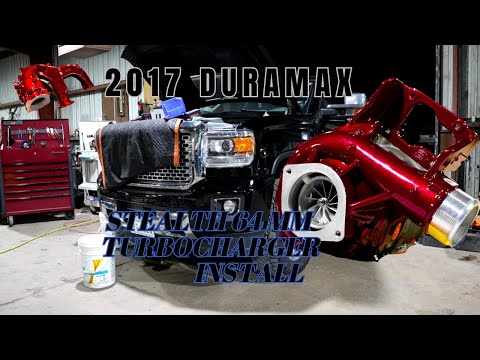Stealth 64mm Turbocharger install on L5P Duramax