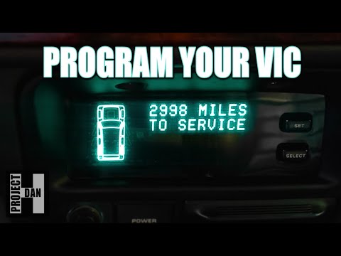 PROGRAM YOUR JEEP ZJ VIC - OIL INTERVALS, OIL RESET, DAYLIGHT SAVINGS CLOCK