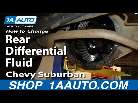 How To Change Rear Differential Fluid 00-06 Chevy Suburban