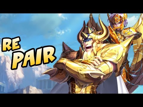 Taurus Aldebaran And Siren Sorrento Repair Cloth [english sub] - Saint Seiya Awakening