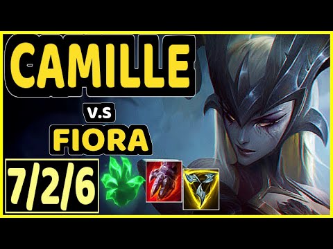 CAMILLE vs FIORA - 7/2/6 KDA TOP GAMEPLAY - EUW Ranked GRANDMASTER