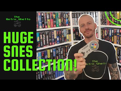 Huge Super Nintendo SNES Collection!