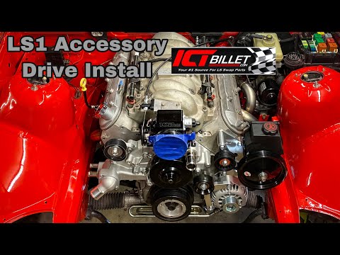 LS Swap Accessory Drive Install - ICT Billet - E36 LS1 Swap Pt 11