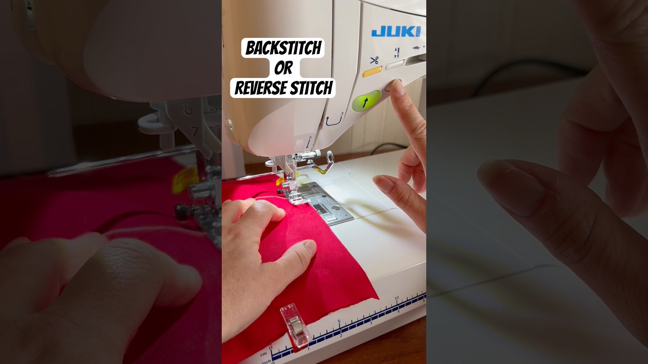 The Backstitch or Reverse Stitch 🪡 #sewingtips #tipsandtricks #sewingprojects #smallbusinessideas