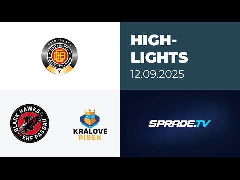 12.09.2025 - Highlights - EHF Passau Black Hawks vs. IHC Kralove Pisek
