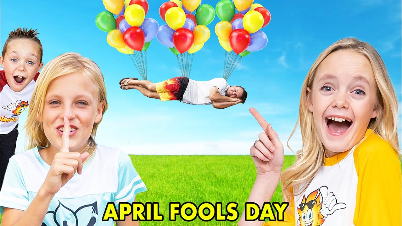 Sneaky Jokes on April Fools Day with Ninja Kidz TV! (And Spying)