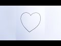 Cara Menggambar Love Yang Mudah Untuk Pemula Shorts Menggambar Drawing