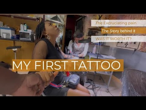 Got my first TATTOO, the excruciating pain, marking the greatest achievement of my lifetime