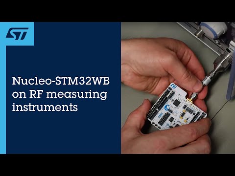 Nucleo-STM32WB on RF measuring instruments - 1 Measurement of the output spectrum of STM32WB on SA