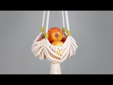 Macrame Designed Basket DIY