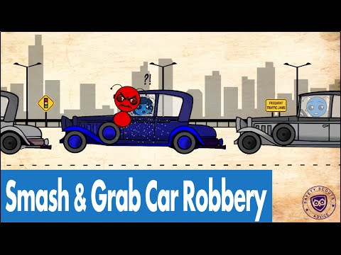Smash-and-Grab Car Robbery - Safety Scouts Advice - Episode 37 [HD,4K]