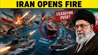 Iran OPENS FIRE in Strait of Hormuz – Ceasefire COLLAPSING? Global Crisis Escalates!