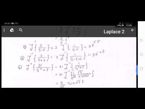 Math 203: Laplace Transformation, Lecture 2