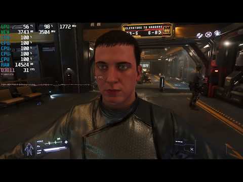 Star Citizen 3.4.3 - fps test (i5 7400+GTX 1050Ti G1) Gameplay