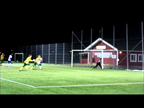 Fotboll, straff för Kungsbacka IF mot Ginsten