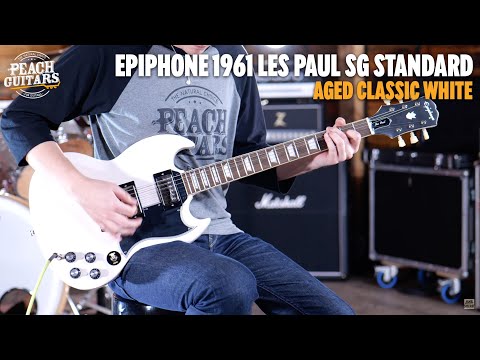 No Talking...Just Tones | Epiphone 1961 Les Paul SG Standard Aged Classic White