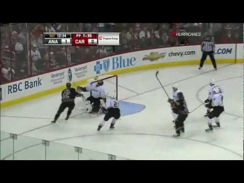 Eric Staal Hat Trick 12/18/10 vs Anaheim