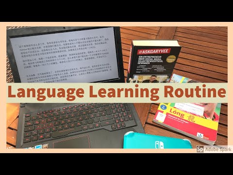 What are my language learning techniques? Language learning routine  - Language learning resources