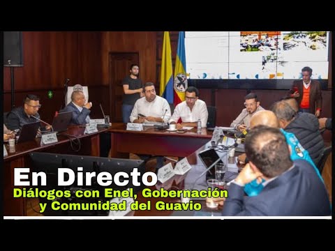 En directo desde la gobernación de Cundinamarca Concertación de los pliegos de peticiones a Enel