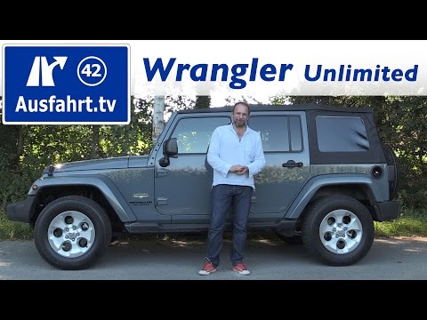 2016 Jeep Wrangler Unlimited 2.8 Multijet   Fahrbericht der Probefahrt  Test   Review