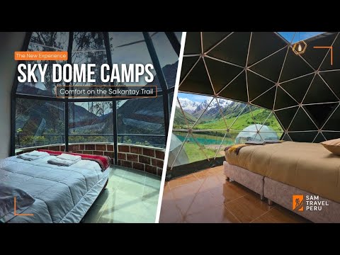  video of Salkantay Trek to Machu Picchu 4 days with Sky Domes