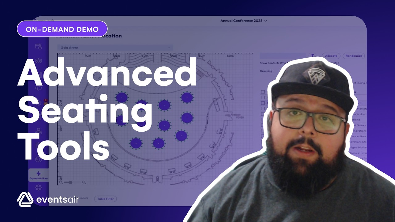How to Manage Event Seating & Table Allocation with EventsAir [On-Demand Demo]