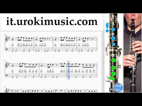 Corso di Clarinetto Silentó - Watch Me (Whip/Nae Nae) Tablature Tab um-b276