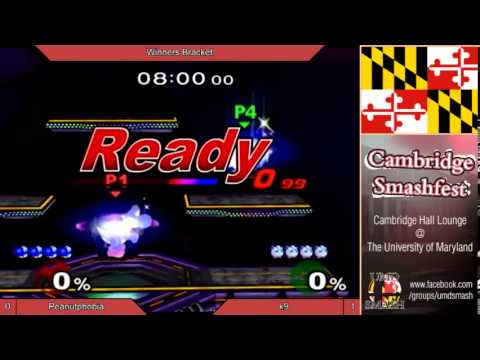 UMD Smashfest 1/31/14 - Peanutphobia vs k9 Winners R2